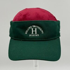 Adidas Hollins University Riding Visor Hat Green Adjustable EC2631 Mens Womens